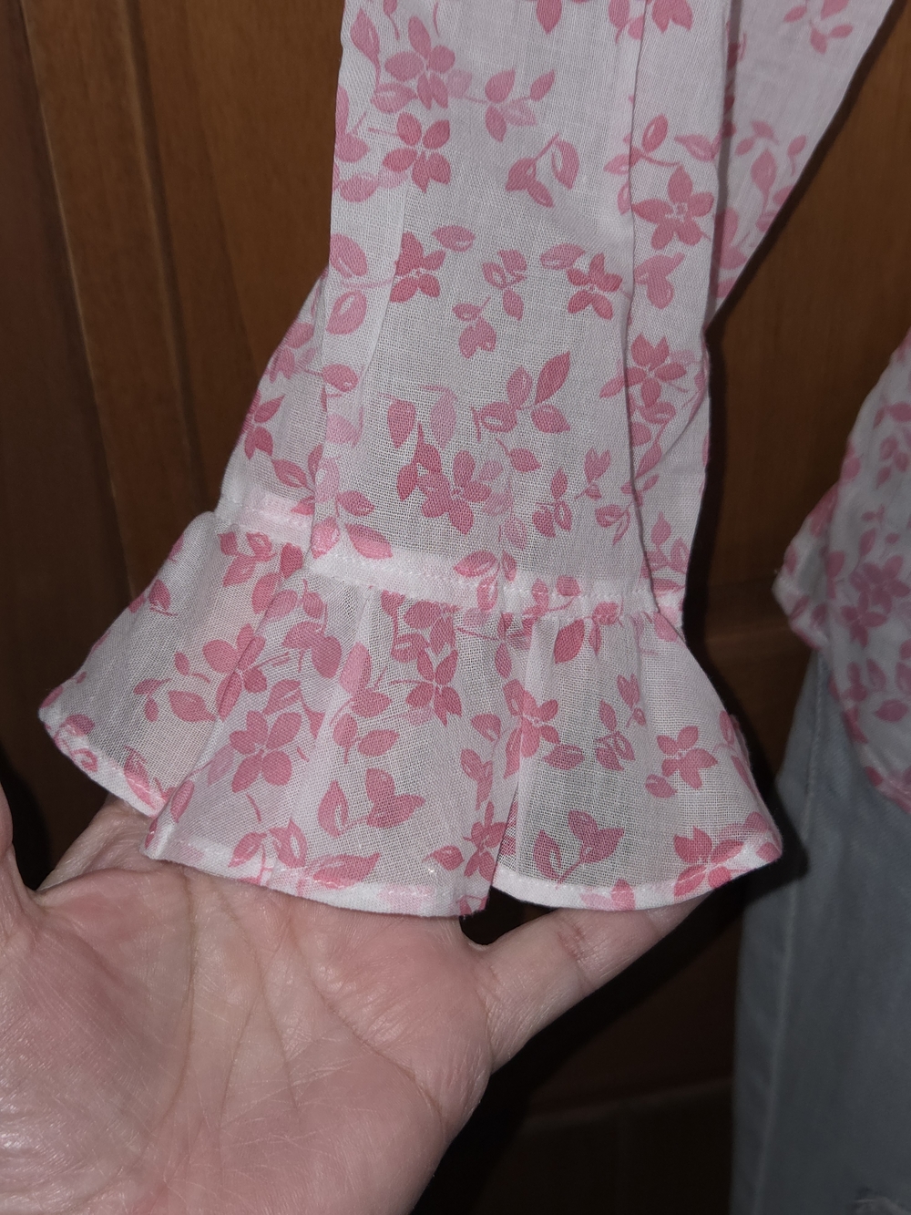Relativity Pink Floral Button-Front Shirt - Picture 3 of 8